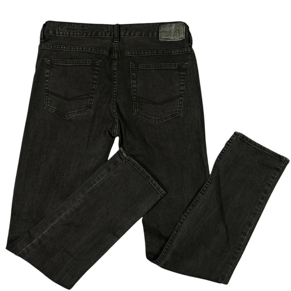 Bullhead Denim Co Men Black Ripped Distressed Skinny Jeans Size 32x32 - Picture 2 of 7